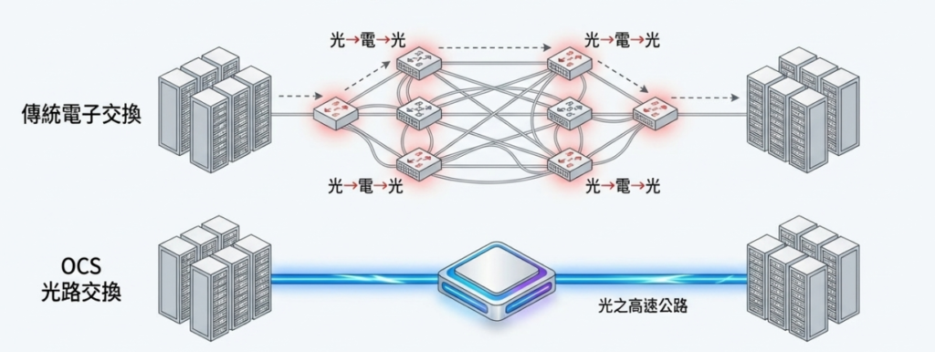 將資料中心的主幹道直接變成光