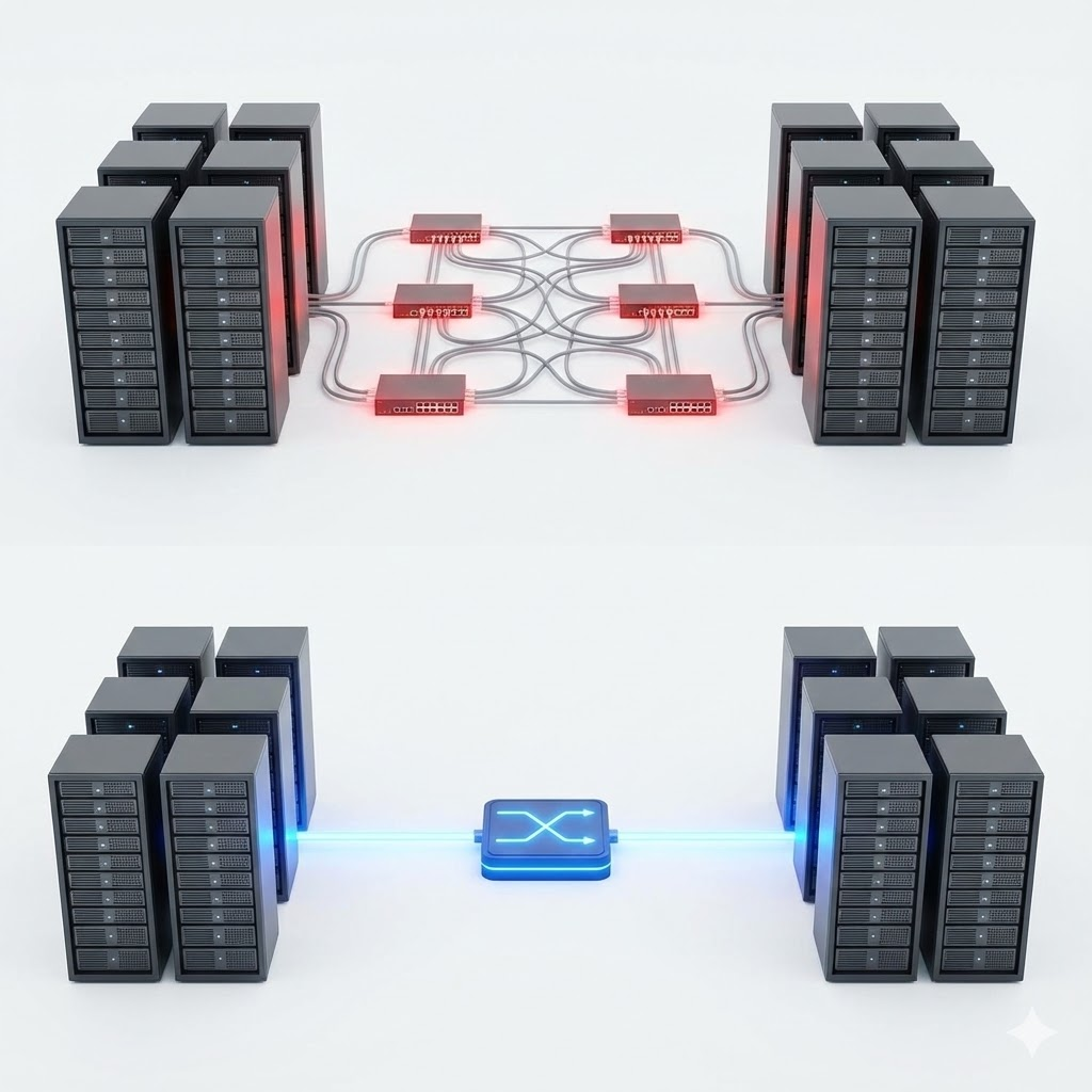 AI資料中心的光通訊革命：矽光子、CPO與OCS技術圖解