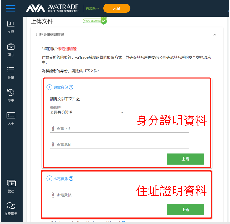 AvaTrade(愛華)平台註冊步驟6