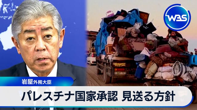 巴勒斯坦國家承認 暫緩方針　岩屋外務大臣