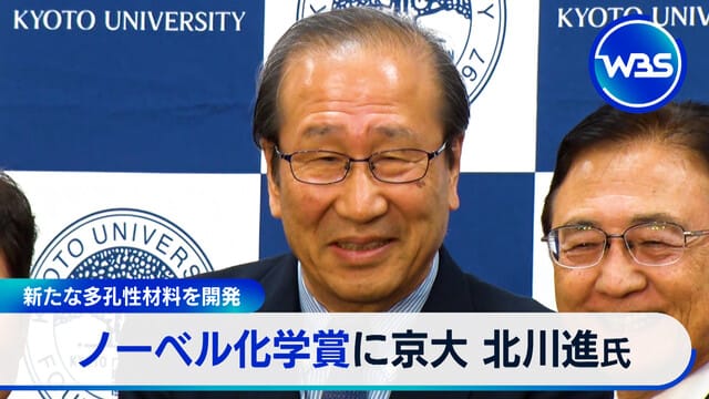 開發新型多孔性材料 京大北川進獲諾貝爾化學獎