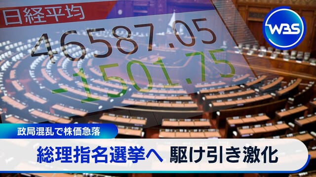 政局混亂導致股價急跌 總理指名選舉競爭激烈
