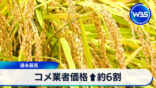 米業者價格上漲約6成 創歷史新高