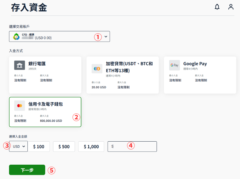 ThinkMarkets（智匯）Skrill 入金流程步驟-03