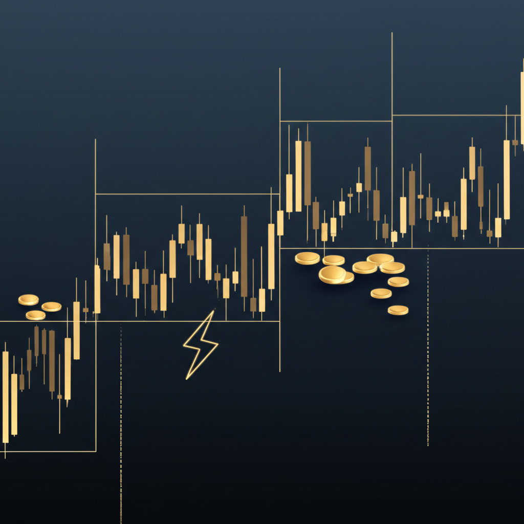 剝頭皮交易（Scalping）外匯超短線策略示意圖