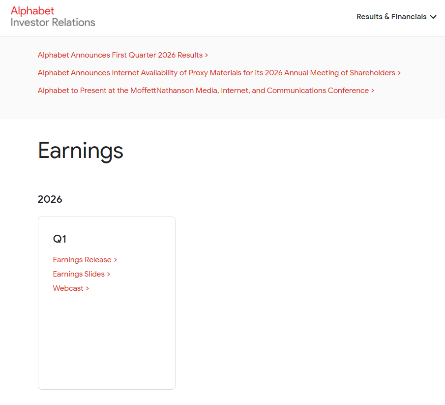 美國四大科技巨頭2026Q1財報分析